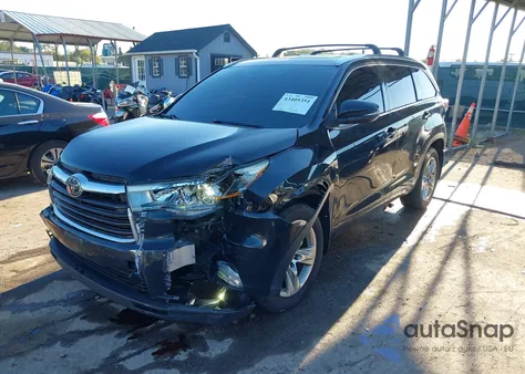 2015 Toyota Highlander Limited Platinum V6 из США, поврежденный, VIN 5TDDKRFHXFS140964